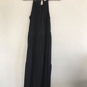 Black Tiered Maxi Dress